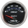 Auto Meter 2-5/8IN VOLTMETER, 8-18V, 7921 COBALT 7991